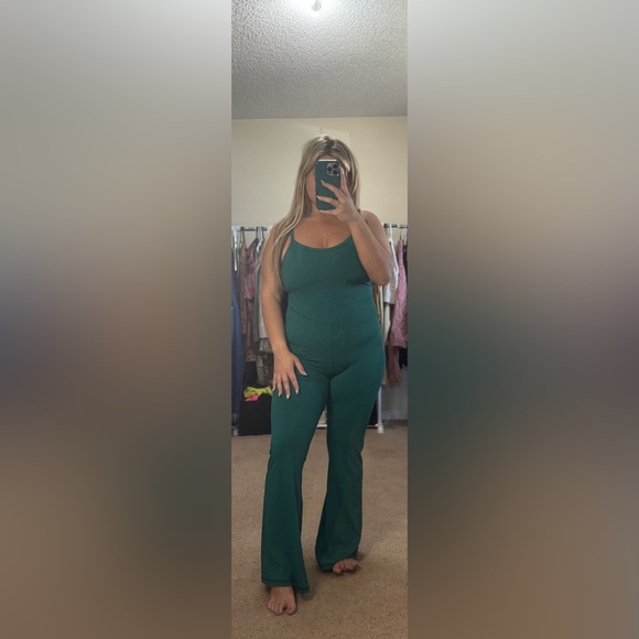 aerie Pants - Women's Green Jumpsuit by Aerie